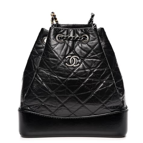 chanel gabrielle backpack black|chanel gabrielle backpack price.